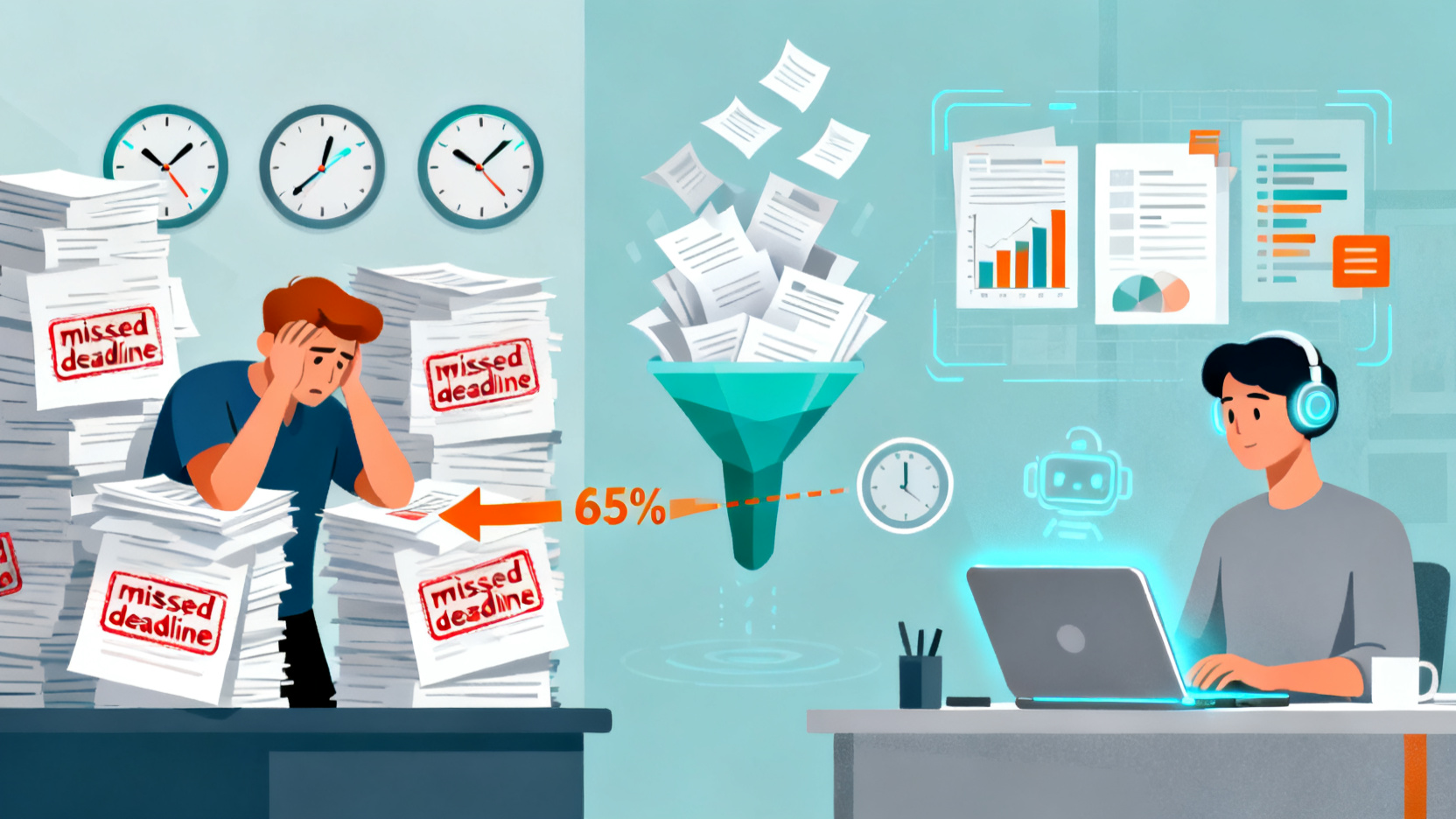 How a Research Freelancer Cut Document Analysis Time by 65% Using Monica AI — FlowMule